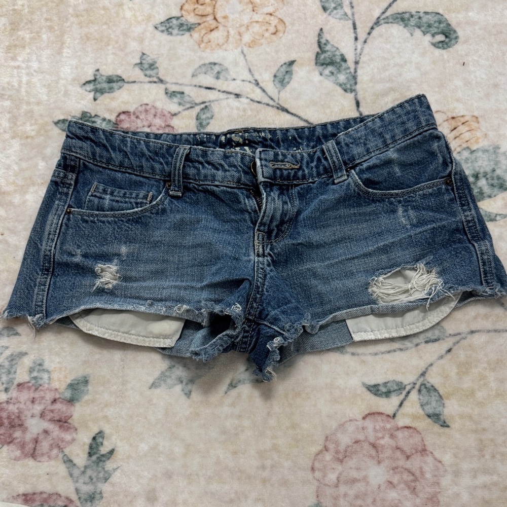 Denim Distressed Women Shorts